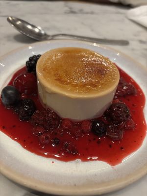 Creme brulee  at Mildreds - Victoria in South West London