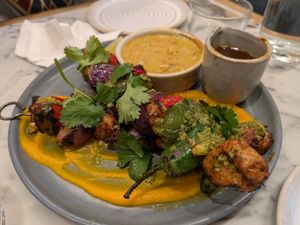 Chick+n kebabs at Mildreds - Victoria in South West London