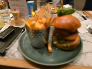 burger  at Mildreds - Victoria in South West London