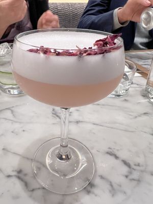 lychee rose martini  at Mildreds - Victoria in South West London