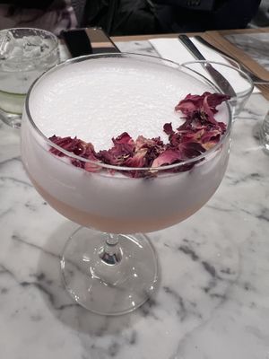 lychee rose martini  at Mildreds - Victoria in South West London