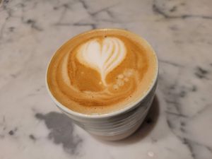 Oat latte at Mildreds - Victoria in South West London
