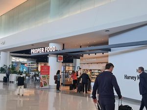 Across from gate B7/8 at SFO - Proper Food - T1 in San Francisco