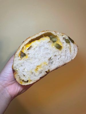 Vegan Jalapeño Cheddar Loaf  at Simply Made in Satsuma