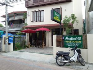 The new location. at Fuang Vegetarian in Chiang Mai