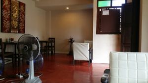 inside seating 1 at Fuang Vegetarian in Chiang Mai