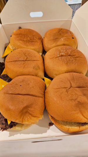 Vegan sliders at Holy Cow  in Selden