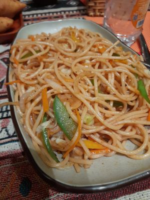 Vegan chow mein at KRISHNA - Cafe & Restaurant in Ho Chi Minh City