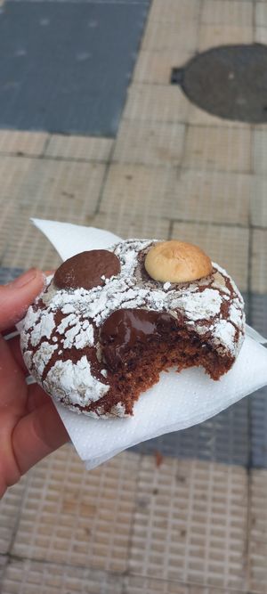 Cookie 5 chocolate at AMONA Basque Vegan food in Pamplona