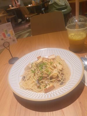 Tofu and mushroom noodle dish at Baker & Spice (IAPM) in Shanghai