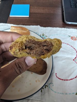 The inside of a nugget at Bezmasna in Prague