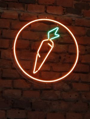 Logo at Bezmasna in Prague