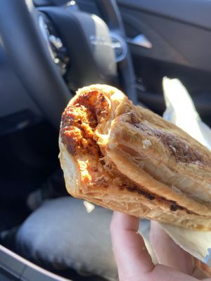 Vegan sausage roll  at Warrens Bakery   in Newquay