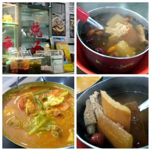 Assam Fish (Vegetarian) and Soup at Green Vegetarian 三德 - YewTee in West Singapore