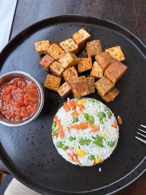 Tofu with veg rice   at Funké in Sligo