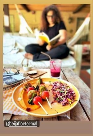 Brochetas veg at Beijaflor Casa de Comidas  in Termas Del Dayman