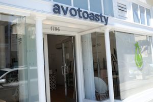 Front of store at Avotoasty in San Francisco