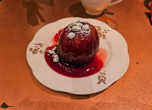 Oven apple at Ravintola Santpauli in Helsinki