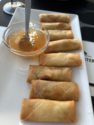 Rollitos vegetales   at China Town II in Almunecar