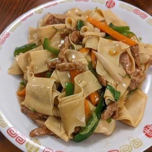 干し豆腐とピーマン炒め at Keiai - 桂愛 in Hiroshima