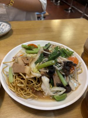 Fried noodles with vegies  at Keiai - 桂愛 in Hiroshima