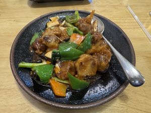 „Pork“ sweet & sour  at Keiai - 桂愛 in Hiroshima