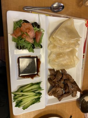 Vegan duck pancakes   at Keiai - 桂愛 in Hiroshima