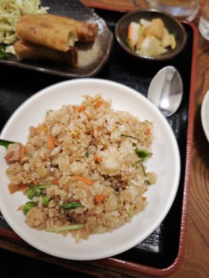 Fried rice was really yummy and not at all greasy! at Keiai - 桂愛 in Hiroshima
