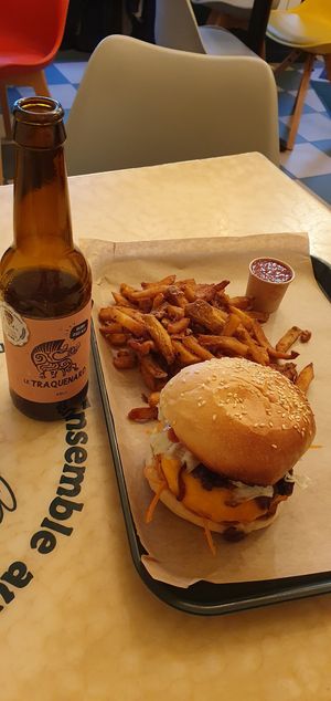 Glasgow burger at Glasgow Burgers in Nantes