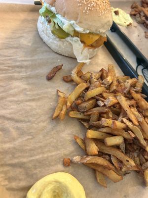 Fish burger (Oslo)  at Glasgow Burgers in Nantes