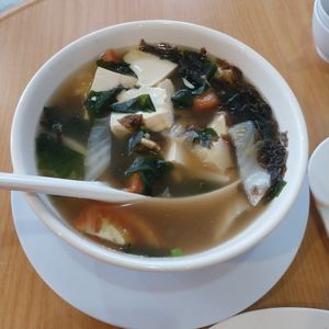 Tofu seaweed soup at Tian Siang Ge Vege Restaurant Batu Pahat in Johor Bahru