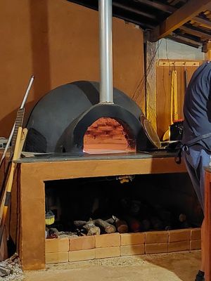 Wood oven at Pizzaria e Choperia Tempo in Santana Do Riacho