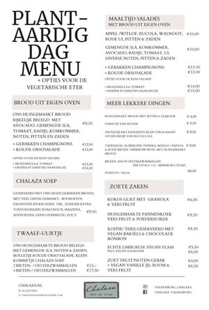 Menu Autumn 2024  at CHALAZA in Valkenburg