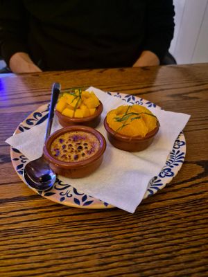 Almond milk Creme Brulee at CHALAZA in Valkenburg