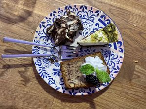 Arrangement of cakes  at CHALAZA in Valkenburg