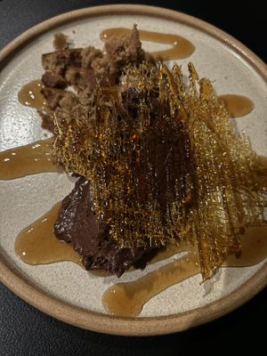 Mousse de chocolate   at Bushi in Buenos Aires