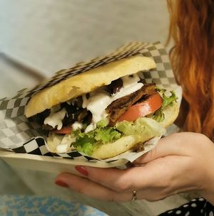 Gyros at Quinoa in Barcelona