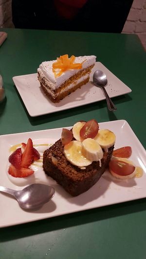 Dessert at Quinoa in Barcelona