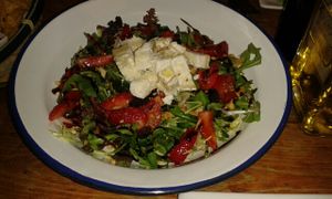 Romantica salad at Quinoa in Barcelona