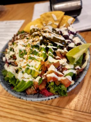 Tex Mex Bowl at Quinoa in Barcelona