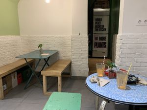 Cozy interior  at Quinoa in Barcelona