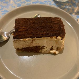 Tiramisú at Quinoa in Barcelona