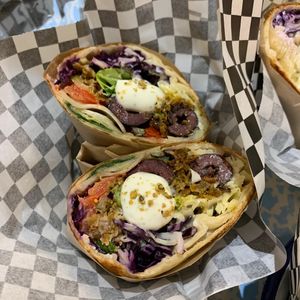 Seitán Doner Kebab (8,40€) at Quinoa in Barcelona