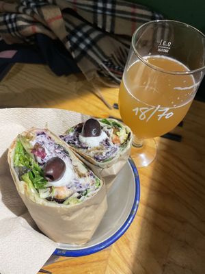 Seitan Donner Kebab €8.90  at Quinoa in Barcelona