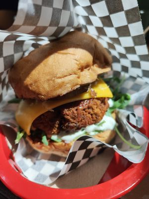 Burguer at Quinoa in Barcelona