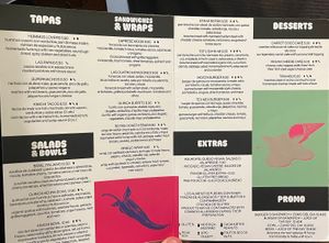 menu 1/2  at Quinoa in Barcelona