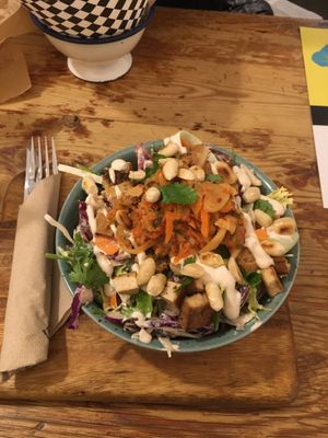 Kimchi bowl   at Quinoa in Barcelona