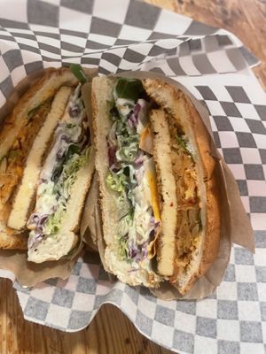 Tofu bahnmi  at Quinoa in Barcelona