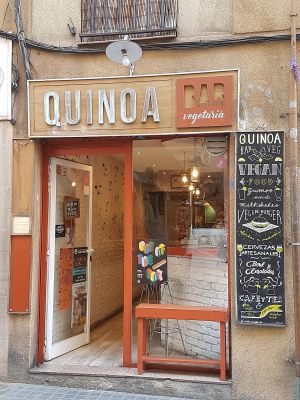front at Quinoa in Barcelona