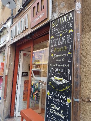 front at Quinoa in Barcelona